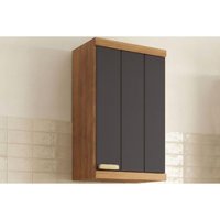 Armário Aéreo Cozinha Elena 1 Porta 40cm Cin/Titanium MGM