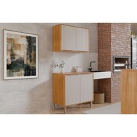 Cozinha Completa 2 Peças Áurea C2P64 Cinamomo/Off White MGM