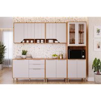Cozinha Completa 5 Peças Celeste C575 Cinamomo/Off White MGM