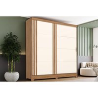 Guarda Roupa Casal B352 2 Portas Cinamomo/Off White Henn