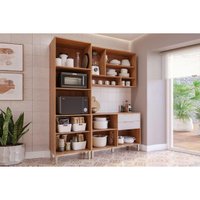 Cozinha Completa 3 Peças Celeste C368 Cinamomo/Off White MGM
