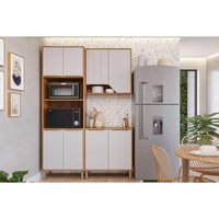 Cozinha Completa 3 Peças Celeste C367 Cinamomo/Off White MGM