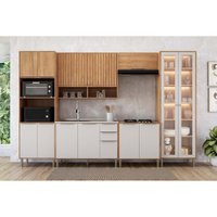 Cozinha Completa 6 Peças Divina CZ638 Cinamomo/Off White MGM
