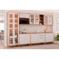 Cozinha Completa 7 Peças Brilhante Cinamomo/Off White MGM