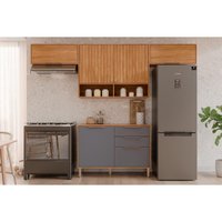 Cozinha Completa 4 Peças Divina CZ607 Cinamomo/Titanium MGM