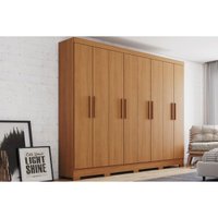 Guarda Roupa Casal B51 8 Portas Cinamomo Henn