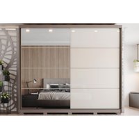 Guarda Roupa Casal Dream 2 Portas Esp Avela/Off White Henn