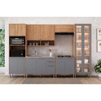 Cozinha Completa 6 Peças Divina CZ638 Cinamomo/Titanium MGM