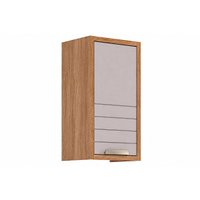 Armário Aéreo Cozinha Eloise 1 Porta 40cm Off White MGM