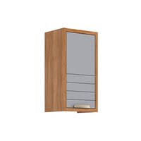 Armário Aéreo Cozinha Eloise 1 Porta 40cm Platina MGM