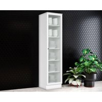 Cristaleira Sala Americana 50cm Branco Henn