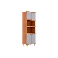 Paneleiro Cozinha Elena 4 Portas 2F 70cm Platina MGM