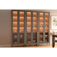 Cristaleira Sala Brilhante LED Reflecta 210cm Titanium MGM