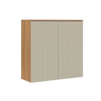 Armário Aéreo Cozinha Alma 2Portas 80cm Cedro/Salvia Carraro