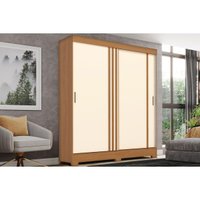Guarda Roupa Casal B353 2 Portas Cinamomo/Off White Henn