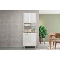 Cozinha Compacta Telasul Aço Topazio 4 Portas 70cm Branco