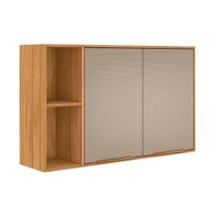 Armário Aéreo Cozinha Demóbile Plena 2 Portas 120cm Nude