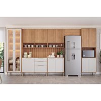 Paneleiro Cozinha 9 Peças Divina C613 Cinamomo/Off White MGM