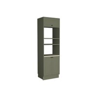 Paneleiro Cozinha Évora PH 3127 3 Portas 70cm Verde Herval