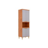 Paneleiro Cozinha Elena 4 Ptas 1F 70cm Cin/Platina MGM