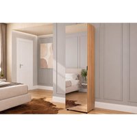 Armário Sapateira Quarto Versa c/Esp Branco/Freijo Telasul