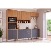Cozinha Completa 5 Peças Divina CZ606 Cinamomo/Titanium MGM
