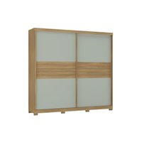 Guarda Roupa Casal 2 Portas Magnum Cedro/Salvia Carraro