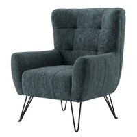 Poltrona Decorativa Malta Pes Ferro Linho TCS 718 MOLL