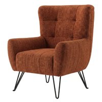 Poltrona Decorativa Malta Pes Ferro Linho Color Trend TCA 303 MOLL