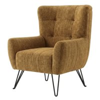 Poltrona Decorativa Malta Pes Ferro Linho Color Trend TCA 219 MOLL