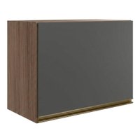Armario Aereo Basculante MDF 60 cm Kali 166771 Carvalho TOQ Chumbo Nicioli