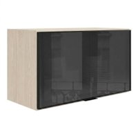 Armario Aereo Basculante Vidro MDF 80 cm Kali 166804 Bianco TOQ Nicioli