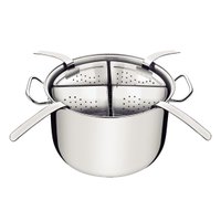 Jogo Cozi-Pasta Tramontina Professional em Aço Inox 4 Divisórias 30 cm 13,5 L