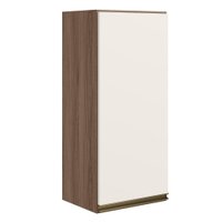 Armario Aereo 1 Porta MDF 40X90 cm Kali 119771 Carvalho TOQ Off White Nicioli