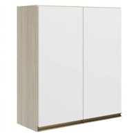 Armario Aereo 2 Portas MDF 80X90 cm Kali 119846 Bianco TOQ Branco Nicioli