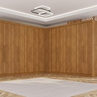 Guarda-Roupa Casal Modulado de Canto 15 Portas 6 Gavetas Multimóveis Cinamomo