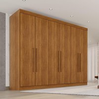 Guarda-Roupa Casal 100% MDF com 6 Portas e 6 Gavetas 274cm Multimóveis Cinamomo