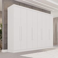 Guarda-Roupa Casal 8 Portas 241cm Multimóveis Branco