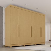 Guarda-Roupa Casal 100% MDF 6 Portas 274cm Multimóveis Madeirado
