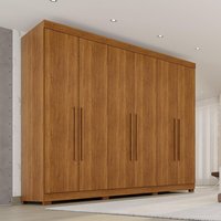 Guarda-Roupa Casal 100% MDF 6 Portas 274cm Multimóveis Cinamomo