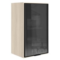 Armario Aereo 1 Porta Vidro MDF 40 cm Kali 122024 Bianco TOQ Nicioli