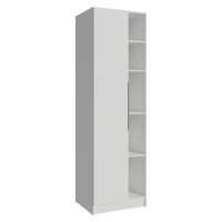 Guarda-Roupa Modulado 1 Porta 5 Nichos Branco Neo Madesa