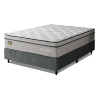 Cama Box Colchão Casal Ortopédico D33 138x188x72cm Minotauro Hellen - Suporta até 120 kg por pessoa