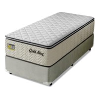 Cama Box Colchão Solteiro Molas Ensacadas Gold Star 88x188x76cm Hellen - Suporta até 120 kg