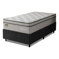 Cama Box Colchão Solteiro Ortopédico D33 88x188x72cm Minotauro Hellen - Suporta até 120 kg