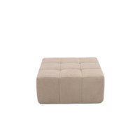 Puff para Apoio de Pés Modular 86cm Kappesberg Boucle Capuccino