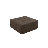 Puff para Apoio de Pés Modular 86cm Kappesberg Boucle Marrom