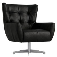 Poltrona Decorativa Malta Base Giratoria Courino TCS 724 MOLL