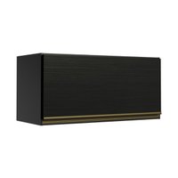 Armário de Cozinha Aéreo com 1 Porta Basculante 70cm Florença Multimóveis MP2428 Preto