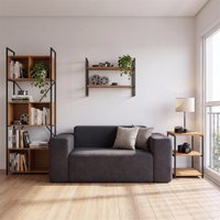 Sofá 2 Lugares Kappesberg 176cm Boucle Titanio
